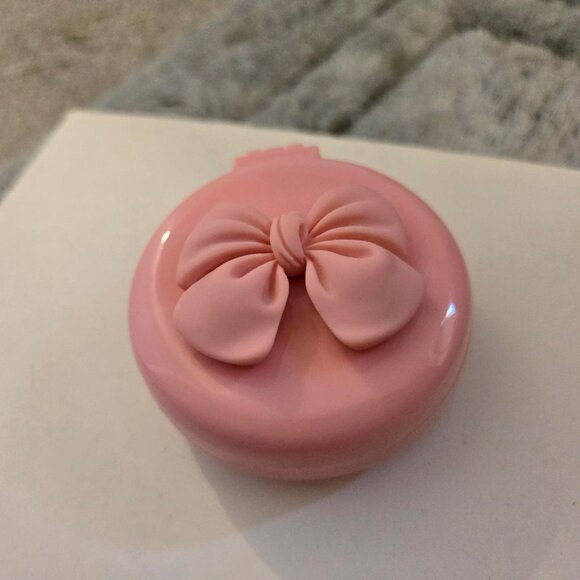 NEW Pink bow Compact mirror compact hair brush - Picture 11 of 12